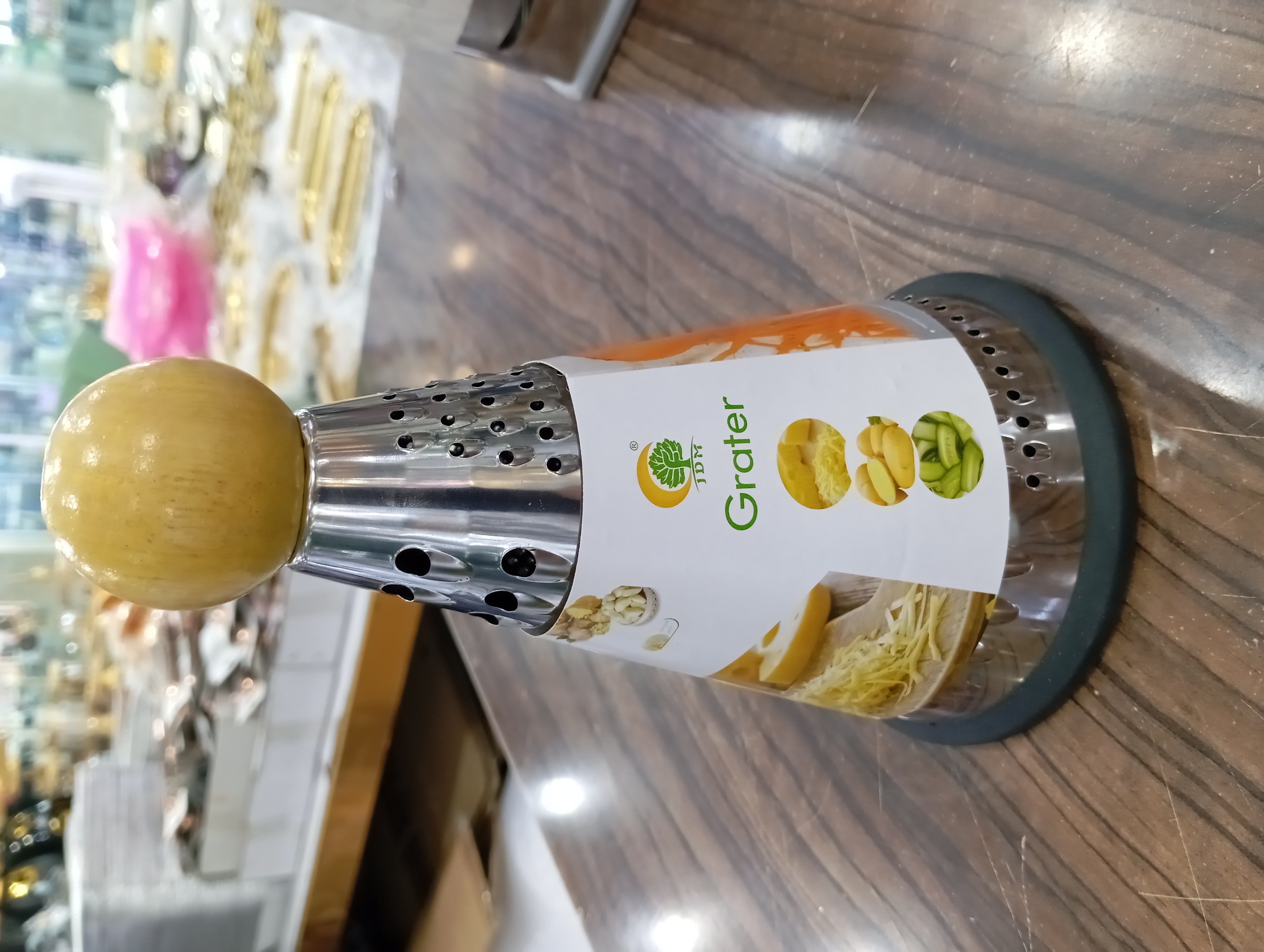 رنده استیل ضدزنگ وارداتی گرد 3طرفه