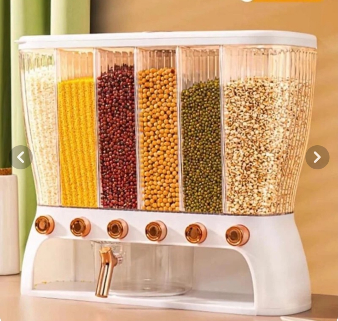 جاحبوباتی جنس اکرولیک 6جای 1/5کیلو داره جنس نشکن وارداتی
